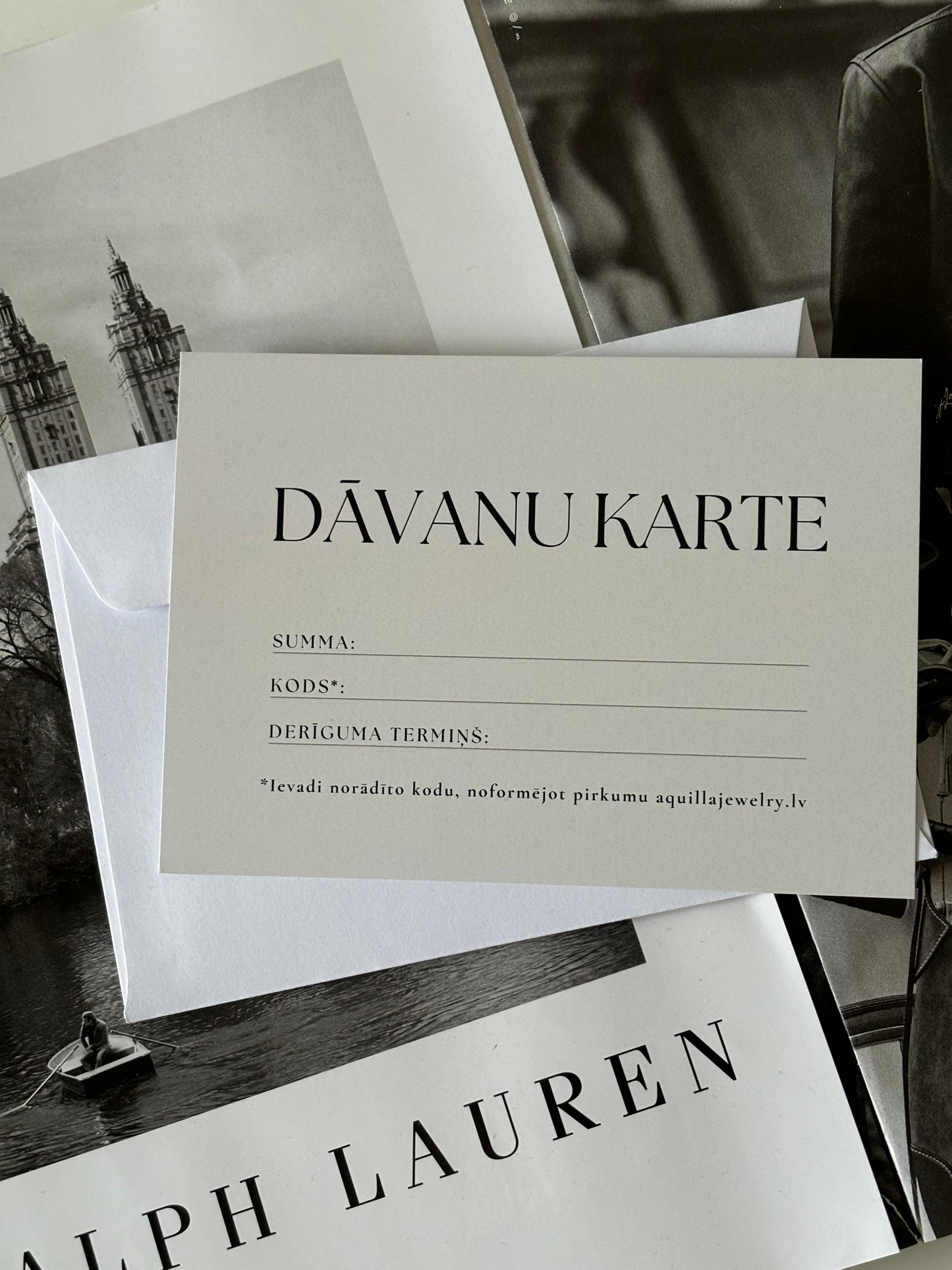 Fiziska dāvanu karte