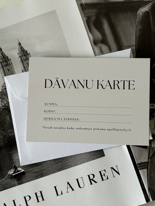 Fiziska dāvanu karte